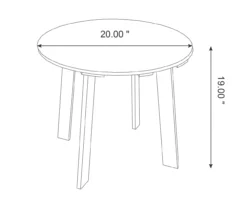 Glitzhome Adirondack Outdoor Side Table -FurniHub Store 810582311 6
