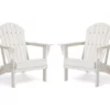 Glitzhome Adirondack Outdoor Folding Chairs, 2-Pack -FurniHub Store 810582333 1