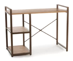 Medium Mango 2-Shelf Writing Desk 7 Medium Mango 2-Shelf Writing Desk -FurniHub Store 810583081 1