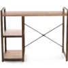 Medium Mango 2-Shelf Writing Desk -FurniHub Store 810583081