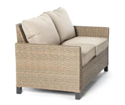 Broyhill Yorktown All-Weather Wicker Cushioned Patio Loveseat -FurniHub Store 810585405 0152 A8 2