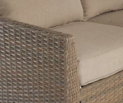 Broyhill Yorktown All-Weather Wicker Cushioned Patio Loveseat -FurniHub Store 810585405 0157 A8 5