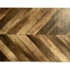 Brown Chevron Wood Print PVC Desk Mat, (34" X 47") 1 Brown Chevron Wood Print PVC Desk Mat, (34" X 47") -FurniHub Store 810586420 1