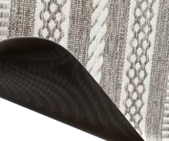 Gray & White Geo Stripe PVC Desk Mat, (34" X 47") -FurniHub Store 810586481 2