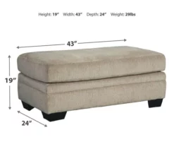 Signature Design By Ashley Dorsten Ottoman -FurniHub Store 810587405 4