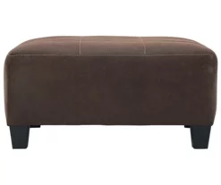 Signature Design By Ashley Navi Faux Leather Oversized Accent Ottoman 15 Signature Design By Ashley Navi Faux Leather Oversized Accent Ottoman -FurniHub Store 810587440 3