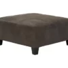 Signature Design By Ashley Navi Faux Leather Oversized Accent Ottoman -FurniHub Store 810587441 1 1