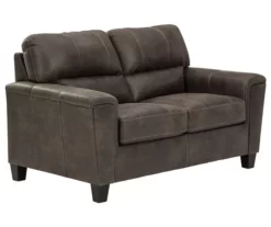 Signature Design By Ashley Navi Faux Leather Loveseat -FurniHub Store 810587444 1