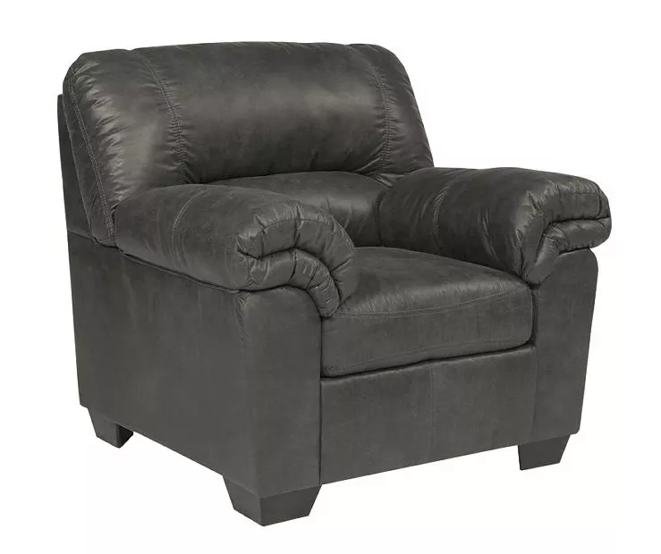 Bladen Slate Faux Leather Armchair 3 Bladen Slate Faux Leather Armchair