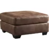 Bladen Coffee Faux Leather Oversize Accent Ottoman -FurniHub Store 810587479 2
