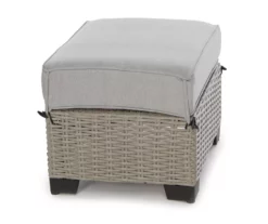 Broyhill Pembroke All-Weather Wicker Cushioned Patio Ottoman -FurniHub Store 810588248 0456 A0 1