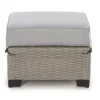 Broyhill Pembroke All-Weather Wicker Cushioned Patio Ottoman -FurniHub Store 810588248 0457 A8 1