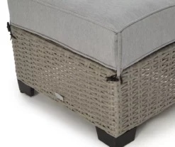 Broyhill Pembroke All-Weather Wicker Cushioned Patio Ottoman -FurniHub Store 810588248 0457 A8 3
