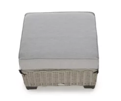 Broyhill Pembroke All-Weather Wicker Cushioned Patio Ottoman -FurniHub Store 810588248 0457 A8 5