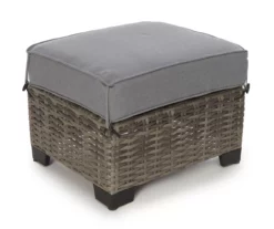 Broyhill Pembroke All-Weather Wicker Cushioned Patio Ottoman -FurniHub Store 810588249 0468 A0 1