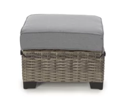 Broyhill Pembroke All-Weather Wicker Cushioned Patio Ottoman -FurniHub Store 810588249 0469 A8 1
