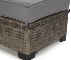 Broyhill Pembroke All-Weather Wicker Cushioned Patio Ottoman -FurniHub Store 810588249 0469 A8 3