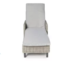Broyhill Pembroke All-Weather Wicker Cushionsed Patio Chaise Lounge