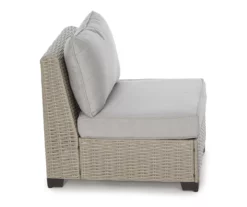 Pembroke All-Weather Wicker Cushioned Patio Armless Sofa Chair 17 Pembroke All-Weather Wicker Cushioned Patio Armless Sofa Chair -FurniHub Store 810588254 0429 A8 1