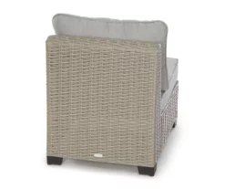 Pembroke All-Weather Wicker Cushioned Patio Armless Sofa Chair 18 Pembroke All-Weather Wicker Cushioned Patio Armless Sofa Chair -FurniHub Store 810588254 0429 A8 2