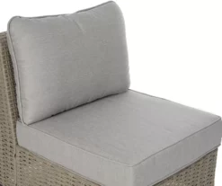 Pembroke All-Weather Wicker Cushioned Patio Armless Sofa Chair 19 Pembroke All-Weather Wicker Cushioned Patio Armless Sofa Chair -FurniHub Store 810588254 0429 A8 4