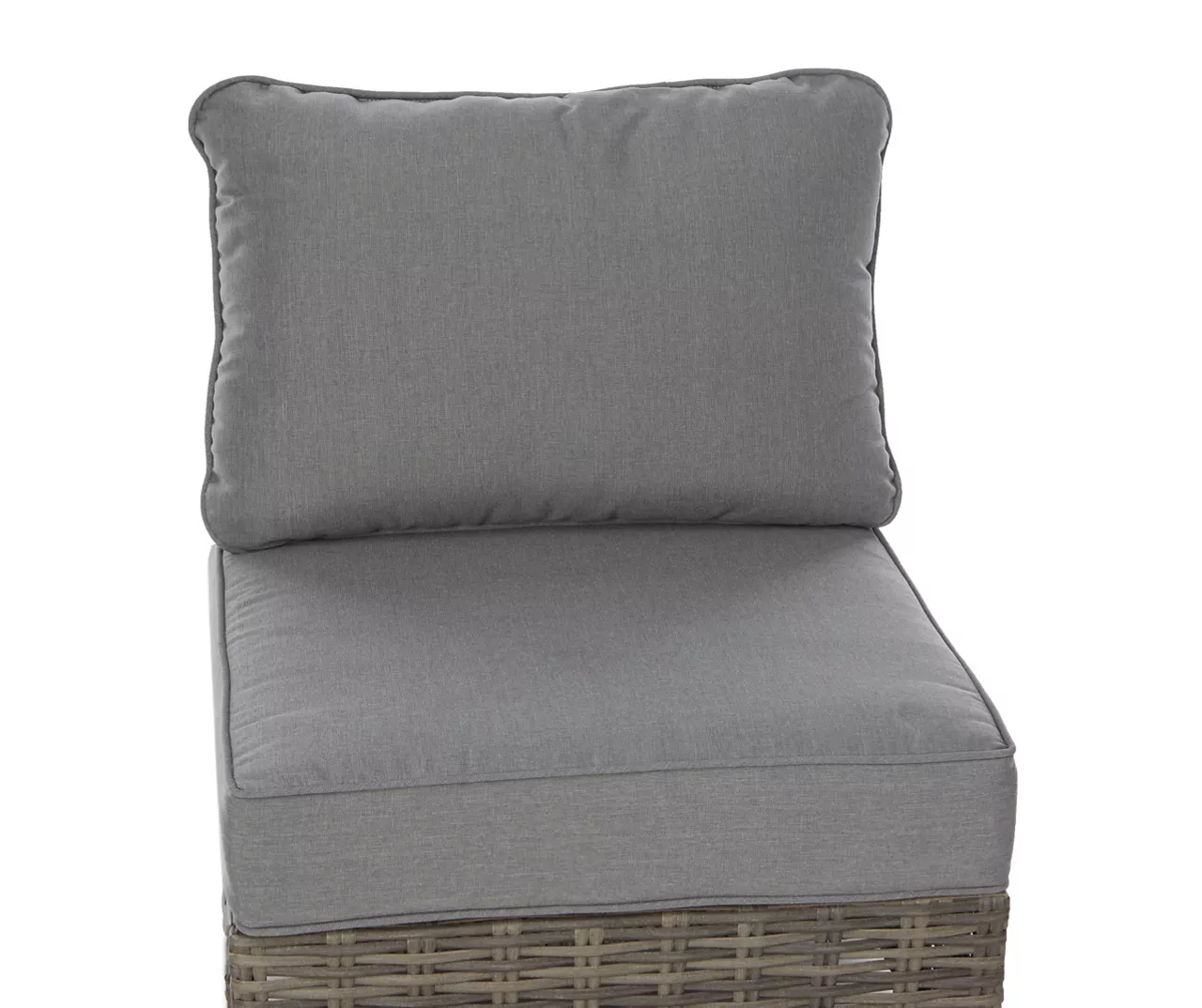 Pembroke All-Weather Wicker Cushioned Patio Armless Sofa Chair 13 Pembroke All-Weather Wicker Cushioned Patio Armless Sofa Chair - Image 11