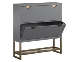 CosmoLiving Brielle Entryway Shoe Storage Cabinet -FurniHub Store 810589010 4