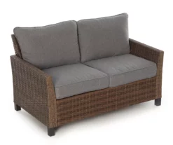 Broyhill Yorktown All-Weather Wicker Cushioned Patio Loveseat -FurniHub Store 810589123 0549 A0 1