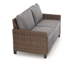 Broyhill Yorktown All-Weather Wicker Cushioned Patio Loveseat -FurniHub Store 810589123 0552 A8 2