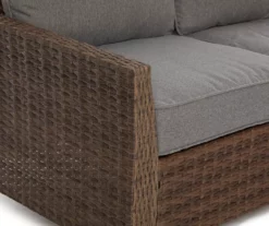 Broyhill Yorktown All-Weather Wicker Cushioned Patio Loveseat -FurniHub Store 810589123 0552 A8 4