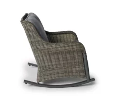 Broyhill Pembroke All-Weather Wicker 3-Piece Cushioned Patio Rocker & Side Table Set -FurniHub Store 810589127 2 A8