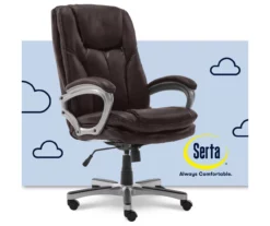 Benton Brown Big & Tall Faux Leather Executive Office Chair -FurniHub Store 810590314 6