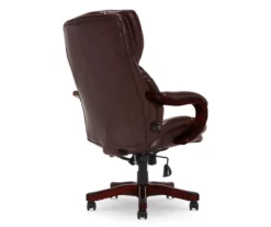 Conway Brown Big & Tall Bonded Leather Office Chair -FurniHub Store 810590315 5