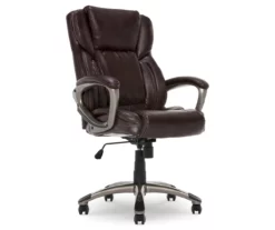 Serta Garret Executive Bonded Leather Office Chair -FurniHub Store 810590316 A0