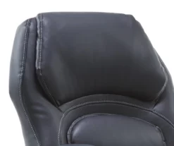 Delvin Black Bonded Leather Office Chair -FurniHub Store 810590317 A0 6