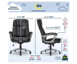 Serta Fairbanks Big & Tall Office Chair -FurniHub Store 810590319 6