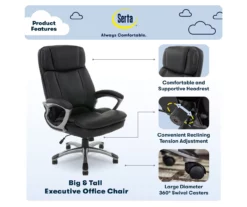 Serta Fairbanks Big & Tall Office Chair -FurniHub Store 810590319 7