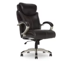 Dayton Dark Brown Big & Tall Bonded Leather Office Chair 12 Dayton Dark Brown Big & Tall Bonded Leather Office Chair -FurniHub Store 810590372 4