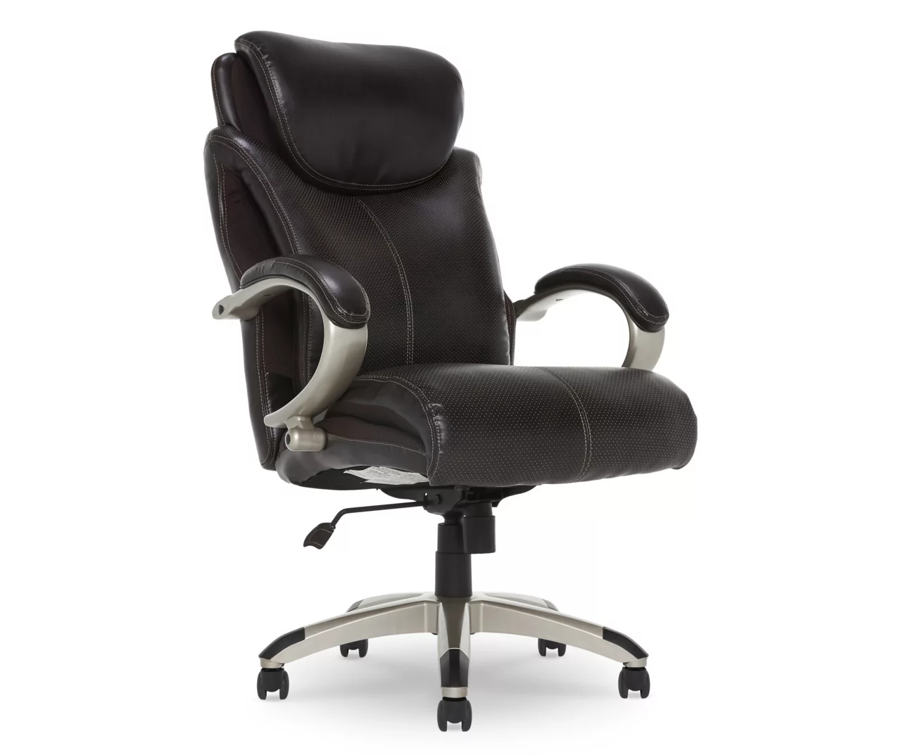 Dayton Dark Brown Big & Tall Bonded Leather Office Chair 6 Dayton Dark Brown Big & Tall Bonded Leather Office Chair - Image 4