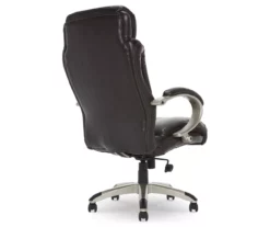 Dayton Dark Brown Big & Tall Bonded Leather Office Chair 13 Dayton Dark Brown Big & Tall Bonded Leather Office Chair -FurniHub Store 810590372 5