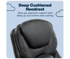 Claremont Black Bonded Leather Office Chair -FurniHub Store 810590374 10