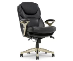 Claremont Black Bonded Leather Office Chair -FurniHub Store 810590374 4