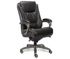 Baxter Black Big & Tall Bonded Leather Office Chair -FurniHub Store 810590377 4