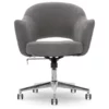 Valetta Gray Microfiber Office Chair -FurniHub Store 810590379 3