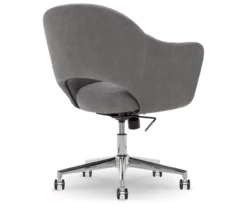 Valetta Gray Microfiber Office Chair -FurniHub Store 810590379 5
