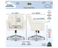 Serta Ashland Fabric Office Chair -FurniHub Store 810590380 6