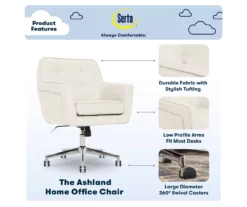Serta Ashland Fabric Office Chair -FurniHub Store 810590380 7