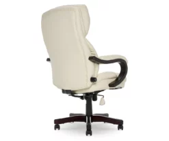 Conway Ivory Big & Tall Bonded Leather Office Chair -FurniHub Store 810590382 5