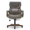 Conway Gray Big & Tall Bonded Leather Office Chair -FurniHub Store 810590383 3 1