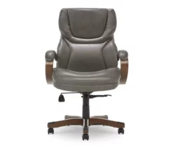 Conway Gray Big & Tall Bonded Leather Office Chair